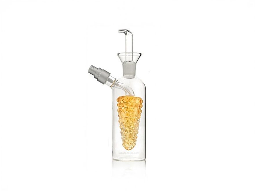 Aceitera de vidrio de borosilicato