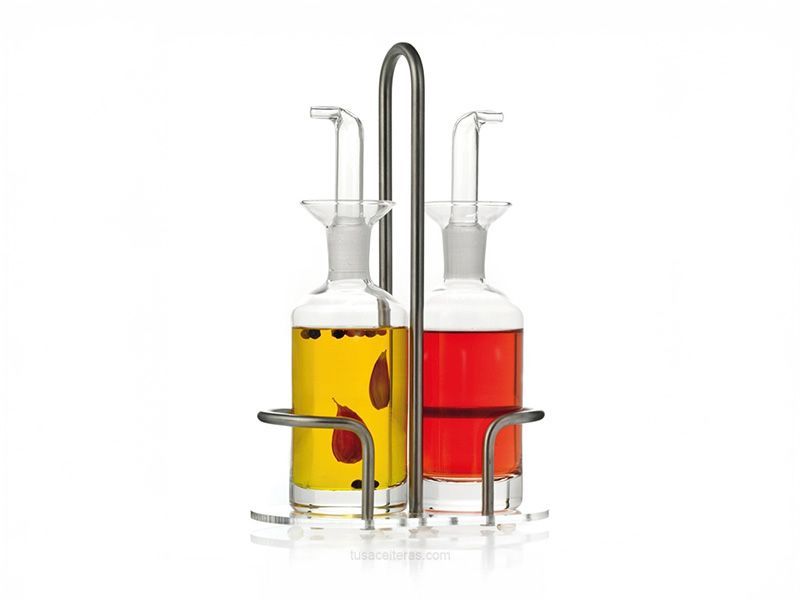Aceitera y Vinagrera Góndola 2 Piezas 250 ml – Estilo Clásico para Cocina Moderna