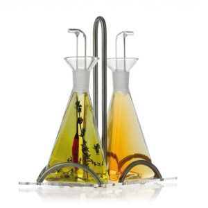 Aceitera y Vinagrera Pirámide 2 Piezas 180 ml