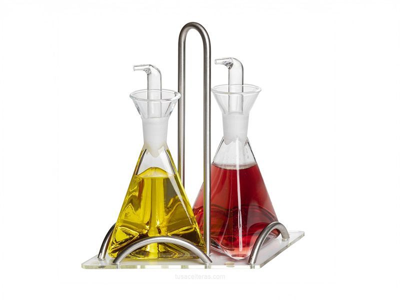 Aceitera y Vinagrera Pirámide 2 Piezas 180 ml