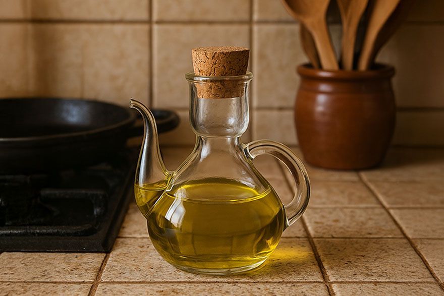 Imagen de la alcuza o aceitera clásica