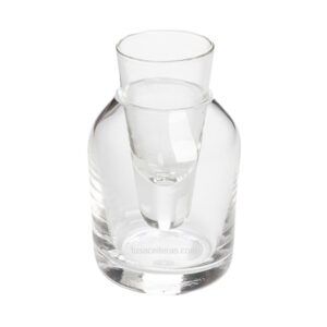 Chupito más recipiente para hielo picado, conjunto de dos piezas.