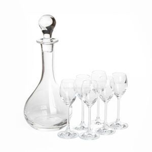 Imagen de Copas Licor 6 Piezas 60 ml y Botella Licor 1100 ml
