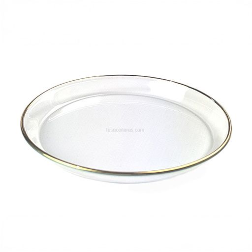 Platos de vidrio soplado