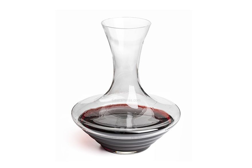 Imagen de decantador de vino de vidrio soplado